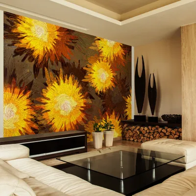 Produktbild von Basera Fototapete Sonnenblumenmotiv 10110906-107, Vliestapete, 100x70 cm