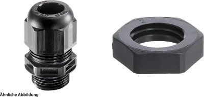 Immagine prodotto di Raccordo WISKA per basse temperature con controdado M12x1,5 lungo in poliammide (PA) Lunghezza filettatura 15,0 mm - 1 pezzo