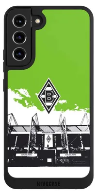 Produktbild von NIVOCASE Handyhülle für Samsung Galaxy S22+  Hülle NIVOpure Case Schwarz Borussia Mönchengladbach Fanartikel Stadion
