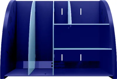 Imagen del producto de Organizador de escritorio Exacompta Bee, color azul, modelo 394202D