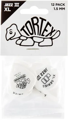 Produktbild von Dunlop Tortex Jazz III XL 1.5 12 Plektrum