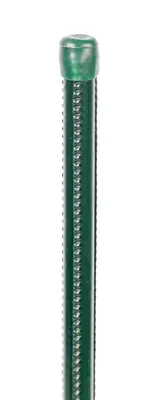 Image de Alberts 854331 Tige universelle, surface striée, gainée de plastique vert, longueur 1750 mm, Ø de poteau 12 mm, set de 25 pièces