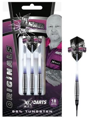 Obrázok produktu pre Andy Hamilton, šípky na softbal, 95 % wolframu, hmotnosť 18 gramov