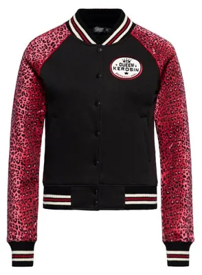 Produktbild von Queen Kerosin College Jacke - Rock 'n' Roll Schwarz S