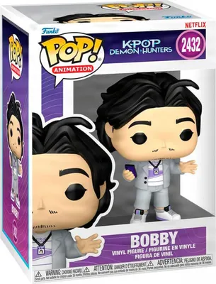 Produktbild von Funko FK95804 - KPop Demon Hunters POP! Animation Vinyl Figur Bobby 9 cm - Neu