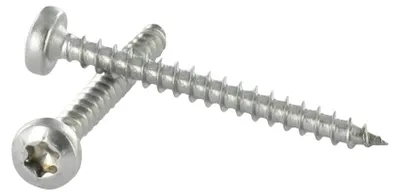 Produktbild von Spanplattenschrauben Edelstahl A2 Rundkopf 4x20 T20