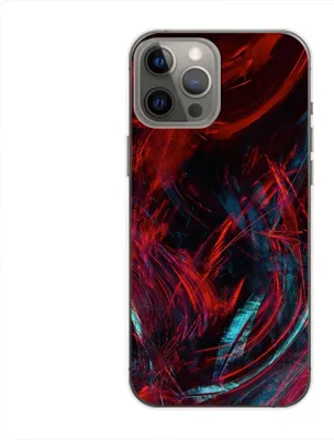 Produktbild von König Design Hülle kompatibel mit Apple iPhone 14 Plus Kunststoff Soft Handyhülle - Handy Case Abstrakt