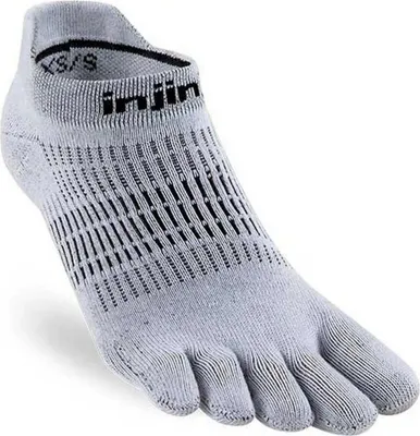 Zdjęcie produktu dla Injinji Run Lightweight Invisible Socks Grey EU 35-40 Woman Grey EU 35-40