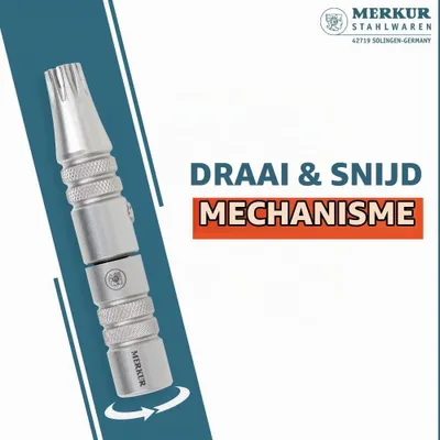 Productafbeelding van Neushaartrimmer - Ontharingsapparaat neus en oren - Roestvrij staal - Batterijvrij