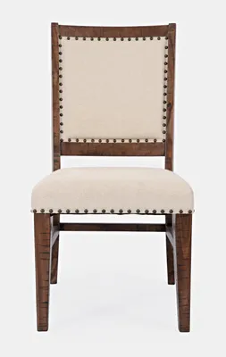 Produktbild von Avola AV1931-385 Rustikales Polsterstuhl Dunkelbraun 49,5x61x98 cm