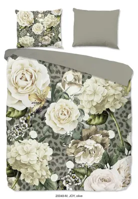 Productafbeelding van Pure Dekbedovertrek "Joy" - Groen - (240x220 cm) - 100% Polyester