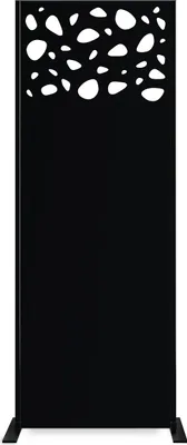 Produktbild von Dekorpaneel SUNNY schwarz H.160cm mit Muster auf der Oberseite