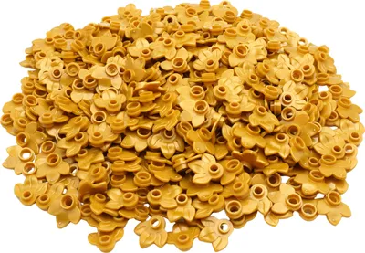 Image de LEGO® 1x1 Feuilles Branches Feuilles Vertus Plantes Or - 32607 NOUVEAU  Quantité 50x