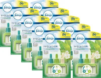 Produktbild von 10 Stück Febreze 3Volution Frühlingserwachen Flacon - Nachfüller 10 x 20ml