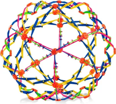 Produktbild von 1 Stück Erweiterbares Ball-Zappelspielzeug, Handfangende Atmende Blumenbälle, Größerer Ball Einziehbarer Veränderbarer Magischer Blumenball für Kinder und Eltern