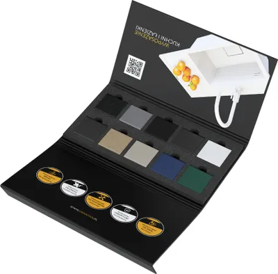 Produktbild von Granitan | Farbmustertafel Spülen - 10 Farben - Professioneller Auswahlhelfer - Hochwertige Präsentation