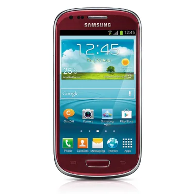 Produktbild von Samsung S III Mini Galaxy, 10.16 cm (4"), 800 x 480 Pixel, AMOLED, 1 GHz, 8 GB, microSD (TransFlash)