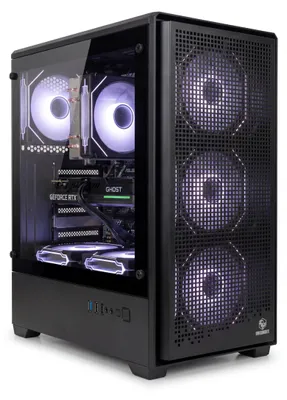 Obrázek produktu pro Špičková herní pracovní stanice s 12jádrovým procesorem Intel Xeon | Nvidia GeForce RTX 3050 6 GB | 16 GB RAM | 512 GB NVMe M.2 SSD | Windows 11 Pro