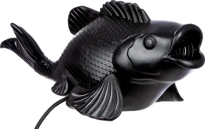 Image de Casablanca Tischleuchte, Fisch, "Koi", Kunstharz, schwarz, , L. 18,5 cm, B. 51,5 cm, H. 17,5 cm 52874