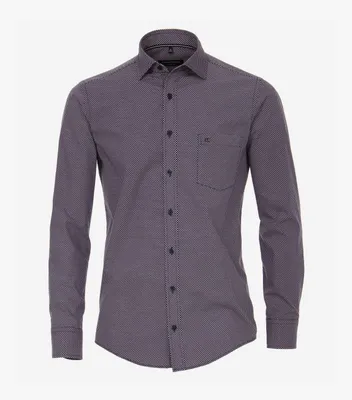 Produktbild von Casa Moda - Casual Fit - Herren Freizeithemd (493248500A), Größe:M, Farbe:Rot (400)