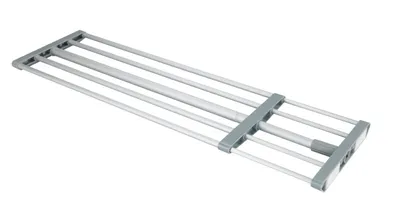 Produktbild von WENKO Teleskop-Klemmregal aus Aluminium 70-120 x 3 x 23 cm