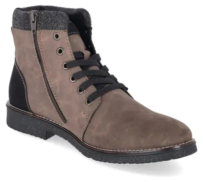 Imagen del producto de Botines de invierno para hombre Rieker, color marrón, material sintético, talla 44
