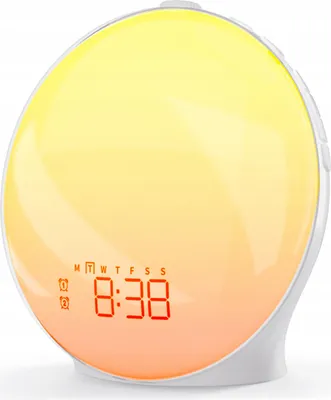 Obrázek produktu pro Světelný budík Sunrise Pro se simulací východu slunce Rádio USB nabíječka