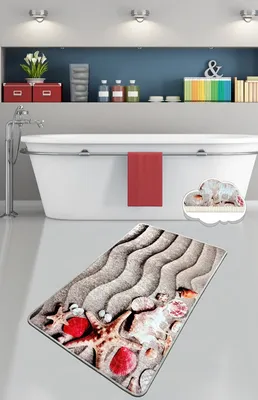 Produktbild von Mijolnir, - CHL4486, Bunt, Badematten, 700 gr/m², 100% Samtstoff