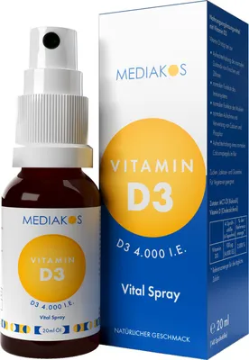Produktbild von Vitamin D3 4000 I.E. Mediakos Vital Spray 20 ml