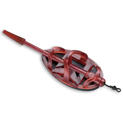 A fishing feeder on a white background.