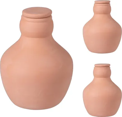 Obrázek produktu pro Zavlažovací sada Ollas, hliněné květináče o objemu 500 ml, balení 3 kusů