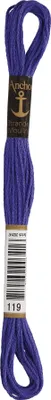 Produktbild von Anchor Sticktwist 4635000-00119 pflaumenblau Stickgarn, 100 % Baumwolle