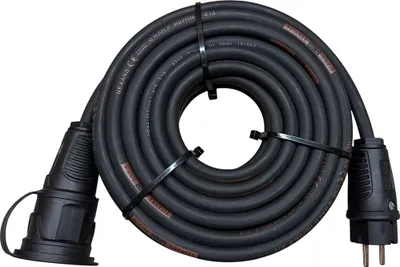 Produktbild von NWP 10m Schuko Verlängerungskabel Gummikabel TITANEX® H07RN-F 3G2,5 IP54