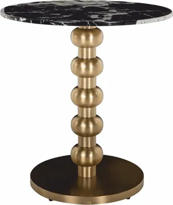 Immagine prodotto di Casa Padrino Tavolo bistrot nero/oro h. 76 cm - Mobili bar