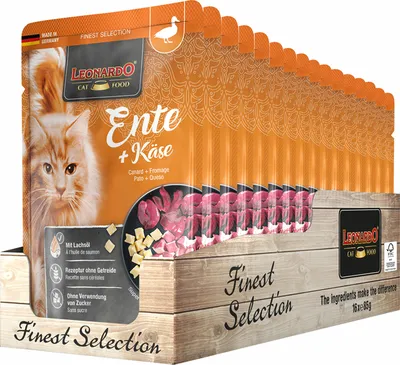 Produktbild von LEONARDO Ente + Käse 16x 85g