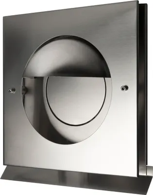 Produktbild von Edelstahl Abluftgitter LG Kappa-E DN 125 Inox V2A Rohranschluss Rückstauklappe