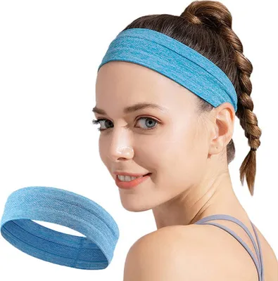 Obrázek produktu pro Elastická čelenka na běhání – Tyrkysová KP34999