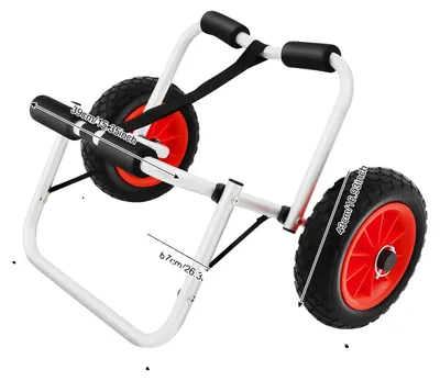 Imagen del producto de Kayak inflable, con una capacidad de carga de 80 kg, diseño plegable, color plateado y
