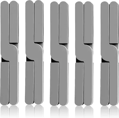 Immagine prodotto di Set di sottobicchieri in silicone - resistenti al calore - 5 pezzi - pieghevoli - antiscivolo