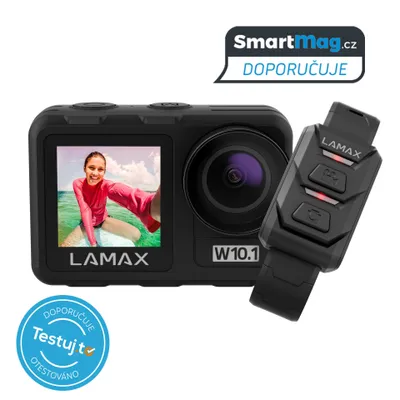 Image de LAMAX Electronics Lamax W10.1 - 4K Ultra HD - 64 MP - 240 fps - WLAN - 1350 mAh - 127 g