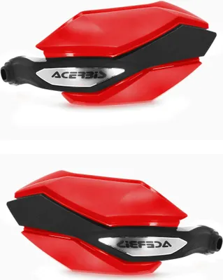 Produktbild von ACERBIS geschlossene Handprotektoren rot/schwarz Argon für Triumph/Honda/Zontes