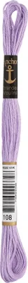 Produktbild von Anchor Sticktwist 4635000-00108 flieder Stickgarn, 100 % Baumwolle