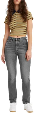 Immagine prodotto di Jeans da donna Levi's modello 501, colore grigio, taglia 27W / 30L