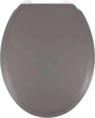 Immagine prodotto di Sedile WC Duplo Carbone, polvere di bambù, cerniere in acciaio inossidabile, grigio