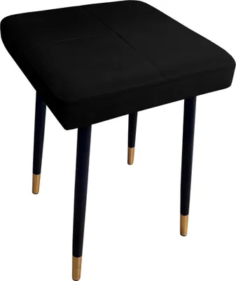 Obrázok produktu pre Stolička SQUARE 2 MG VELVET čierna
