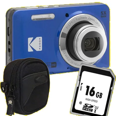 Produktbild von Kodak PixPro FZ55 blau Digitalkamera Großes Angebot