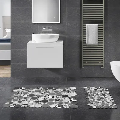 Immagine prodotto di Mijolnir, Nixie- ANR1495, grigio, tappetino da bagno, 1300 gr/m², 100% POLIESTERE