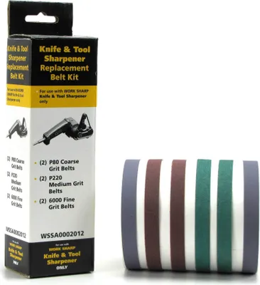 Produktbild von Drill Doctor 56210 Ersatz-Schleifbänder-Set für WSKTS je 2 Stk. P80, P220, P6000