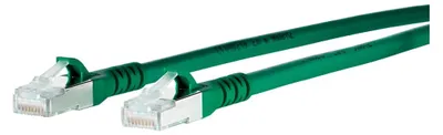 Obrázok produktu pre Metz Connect 1308453055-E RJ45 Network cable, patch cable CAT 6A S/FTP 3.00 m Green incl. detent 1 pc(s)
