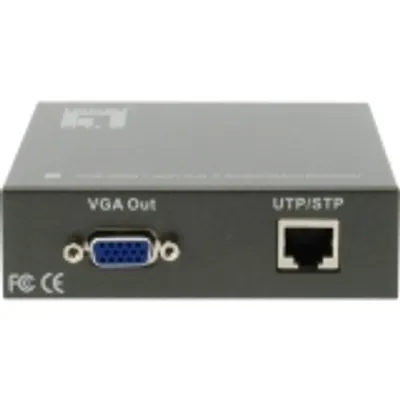 Produktbild von LevelOne AVE-9200, 1280 x 1024 Pixel, AV-Receiver, 150 m, Schwarz